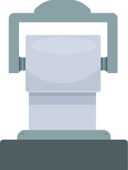 Modern eco plant icon cartoon vector. Wood process. Industry factory