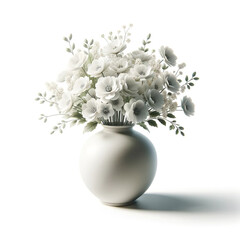 vase with flowers, generative ai