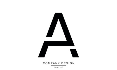 AA, A Abstract Letters Logo Monogram Design
