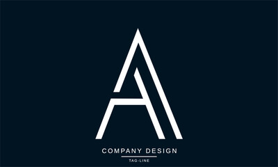 AA, A Abstract Letters Logo Monogram Design

