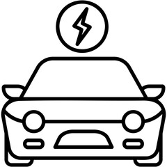 Electric Vehicle Icon