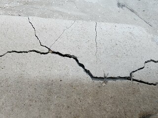 The cracks in new cement wall were visible as wide crack fissures. This may be due to mismatch of...