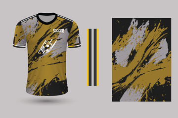 Soccer jersey sublimation design