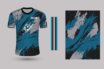 Soccer jersey sublimation design