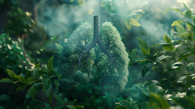 Foresta polmone verde.