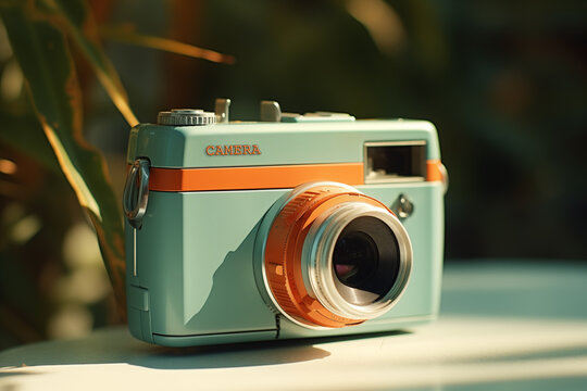 camera retro with a simple layout simple photography