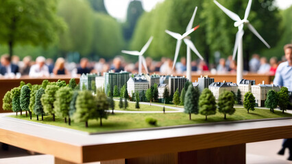 Wind Turbines and Trees Take Center Stage.