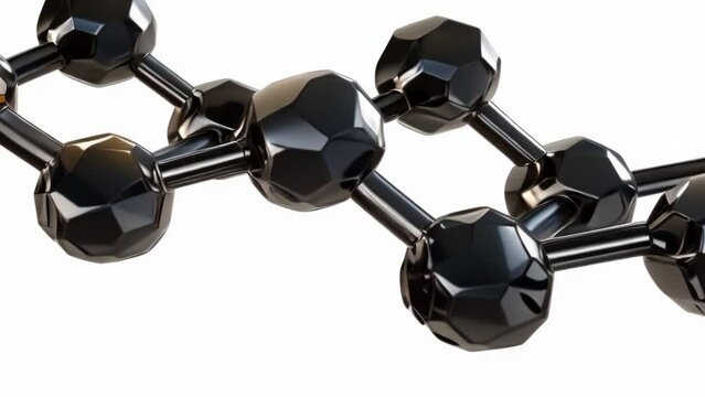 Graphene Molecular Framework: Scientific Artwork. Generative ai