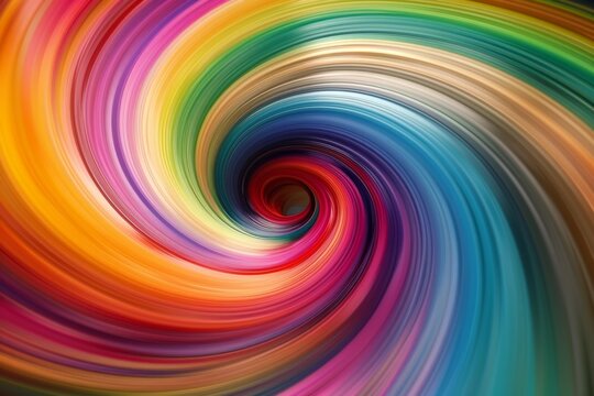 Swirling colors creating a hypnotic pattern