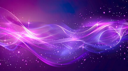 Fototapeta premium Magic purple neon smoke.