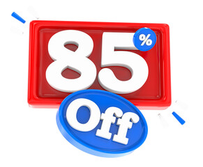 85 percent discount Blue 3d render
