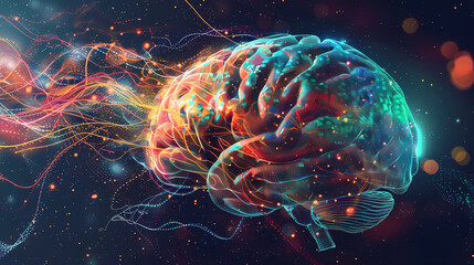 Colorful Digital Representation of Brain Activity