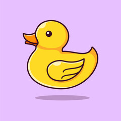 Shower Duck Vector, Illustration, Isolated Icon