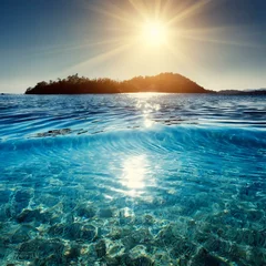 Foto auf Acrylglas sunset over the sea © nhDuy