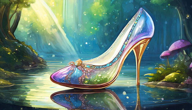 Cinderella Glass Slipper Fantasy Style