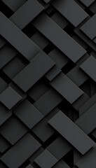 Black Geometric Pattern