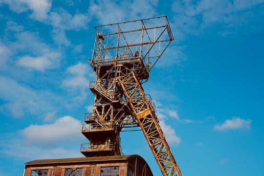 Schachtanlage mit Zechenturm in Oer Erkenschwick