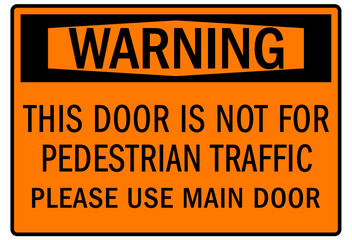 Fototapeta premium use other door sign and labels