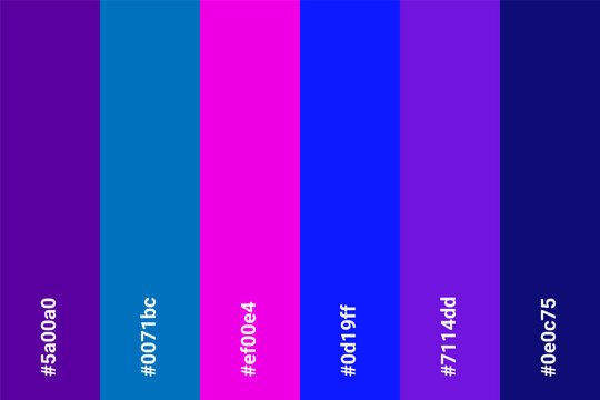 Abstract Colored Palette Guide. Table color shades. Color harmony. Trend colors. Vector illustration EPS 10 File.