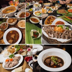 Filipino Cuisine: A Vibrant Blend of Native and Global Influences, salty, stew, roasted, beans, fresh