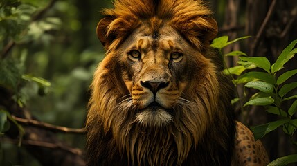 Fototapeta premium Lion 8K
