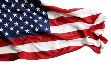 Waving Close-Up Ruffled American Flag Background Image