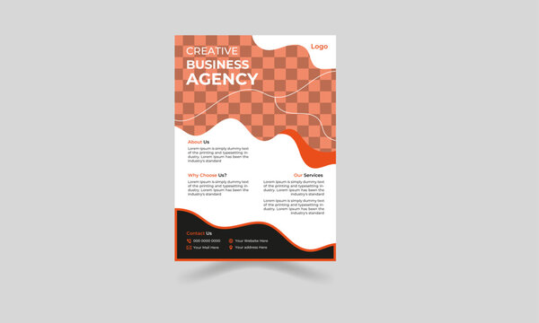 Set of Editable business banner design template. A bundle of a4 flyer template, modern template