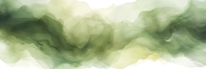 Abstract watercolor paint background dark Khaki gradient color with fluid curve lines texture