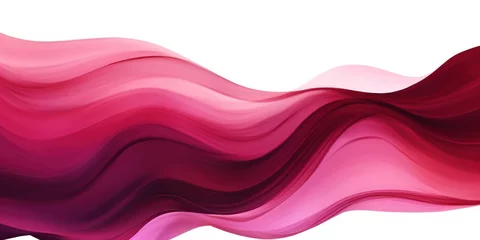 Poster Abstract watercolor paint background dark Burgundy gradient color with fluid curve lines  © Lenhard