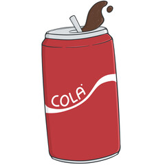 cola can illustration
