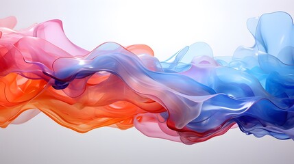 Obraz premium Seamless abstract color wallpaper. Wavy fluid pattern.
