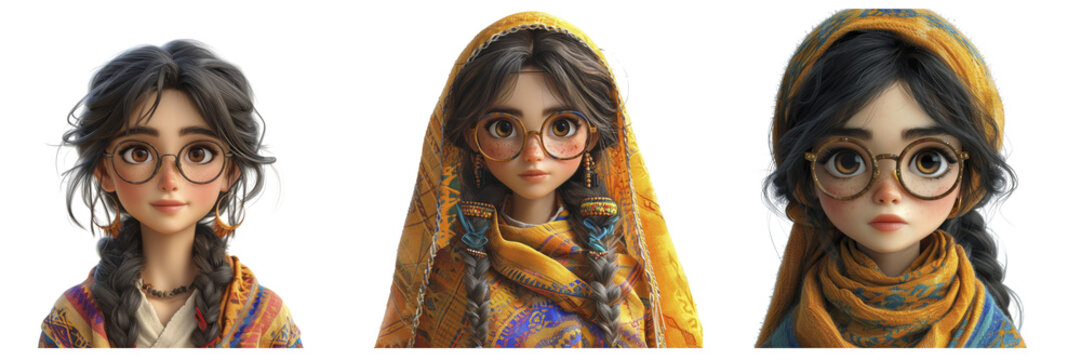 Van Kedisi in traditional Turkish Village, Isolated Transparent Background Images, PNG