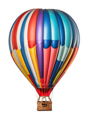 Fototapeta premium hot air balloon isolated on a transparent background
