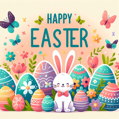 a Happy Easter poster