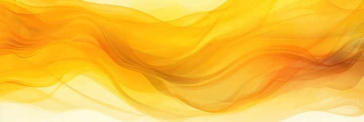 Abstract watercolor paint background dark Yellow gradient color with fluid curve lines - obrazy, fototapety, plakaty