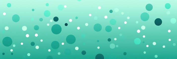 An abstract Mint background with several Mint dots