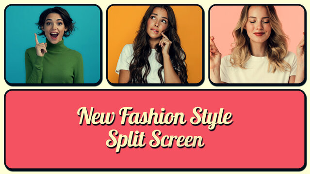Split Screen Fashion Intro