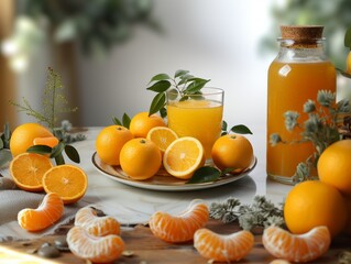 natural citrus juice Generative AI