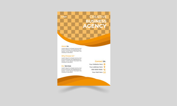 Set of Editable business banner design template. A bundle of a4 flyer template, modern template