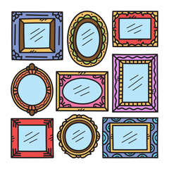 Frame Doodle Vector Illustration