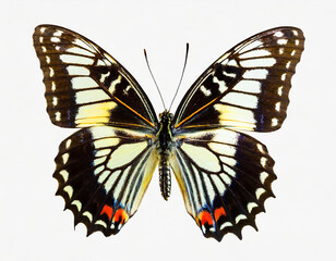 beautiful butterfly isolated on white