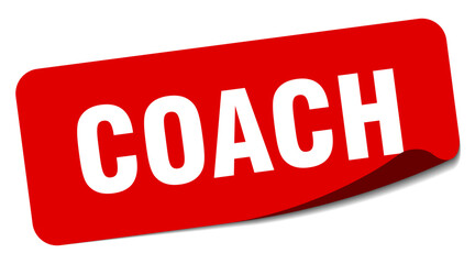 coach sticker. coach label