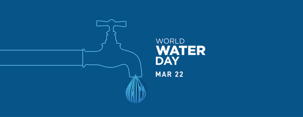 World Water Day Concept. Every Drop Matters. Saving water and world environmental protection concept- Environment day and earth day.