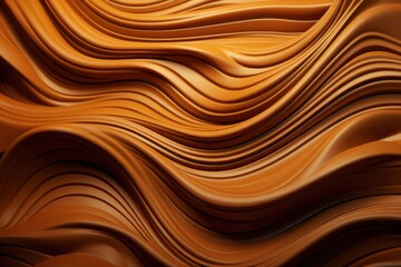 Brown organic lines as abstract wallpaper background