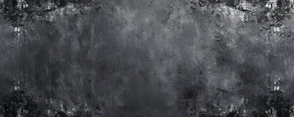 black grey anthracite stone concrete texture background panorama banner long, Generative AI