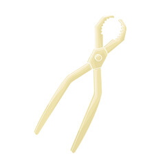 metal cork pliers color   illustration