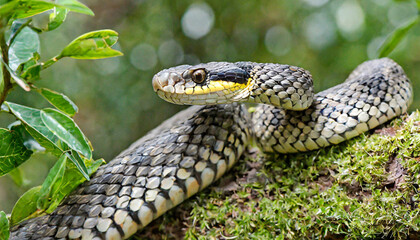 Fototapeta premium Eastern Diamondback Rattlesnake (Crotalus adamanteus), Florida, America, USA