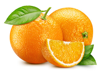 Orange isolated on white background
