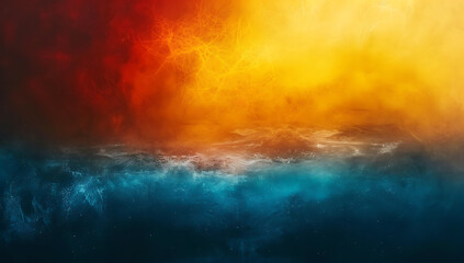 a bright color abstract background showing an ocean i