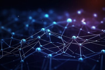 Cyber big data flow. Blockchain Orange data fields. Network line connect stream